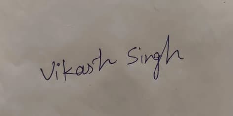 Processed signature result resized for exam upload